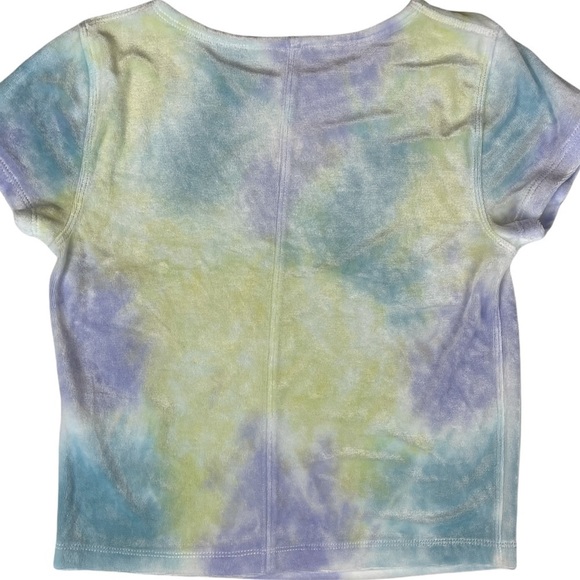 FREE PEOPLE BRIGHT EYES TIE DYE TEE IN CLOUD COMBO - Picture 8 of 8